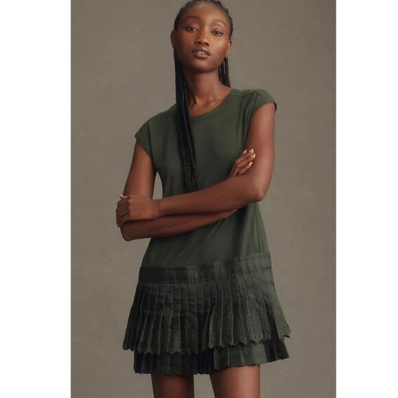 Anthropologie Dresses & Skirts - Daily Practice by Anthropologie Solid Set Mini Dress Embroidered XXS NEW